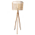 Lampa podłogowa BOHO trójnóg rattan 140 cm